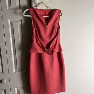 DAVID MEISTER Peach Sleeveless Dress Size 4